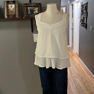 Banana Republic Factory size S ivory blouse